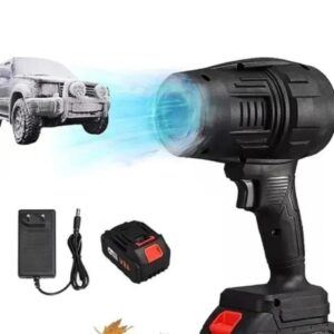 Handheld Electric Portable Air Blower | Cordless Turbo Jet Blower 48V Battery, High-Power Brushless Motor, Multipurpose for Car, Home & Computer Cleaning